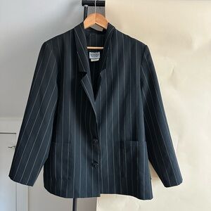 Vintage Pinstripe Blazer (Sized L/XL)